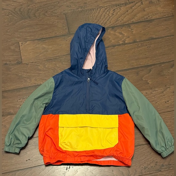 Mini Boden Other - Mini Boden Waterproof Color Block Pack Away Jacket 5-6y
